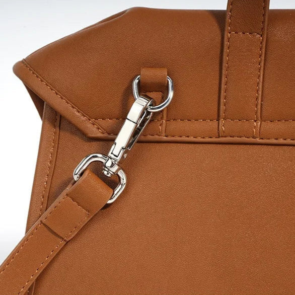 Genuine Leather Women’s Shoulder Bag – Large Capacity Retro Crossbody Handbag-Handbags, Wallets & Cases-Brown-Free Shipping Leatheretro