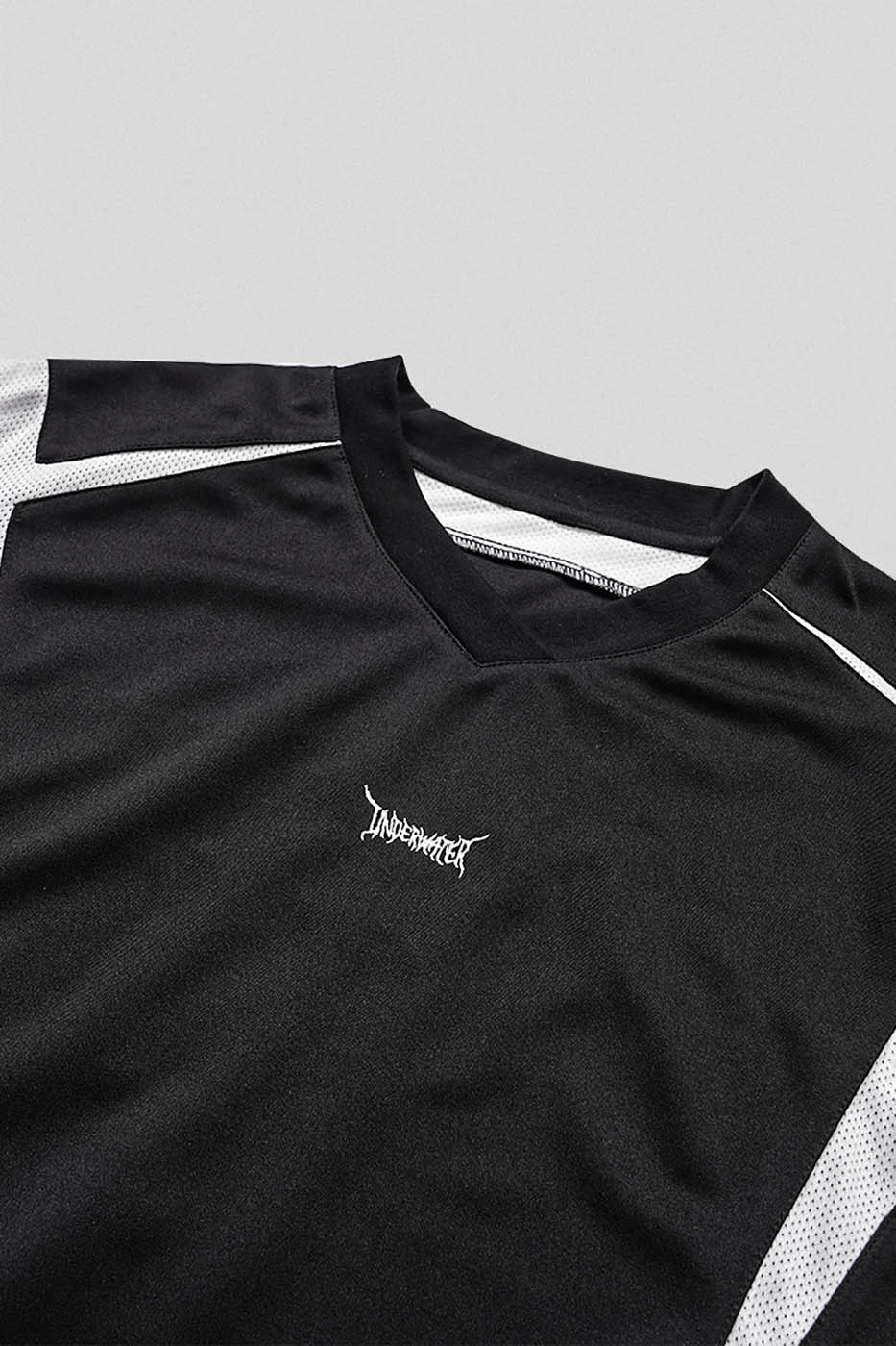 UNDERWATER Demon Eye Mesh Jersey Black-T Shirt-S-Free Shipping Leatheretro