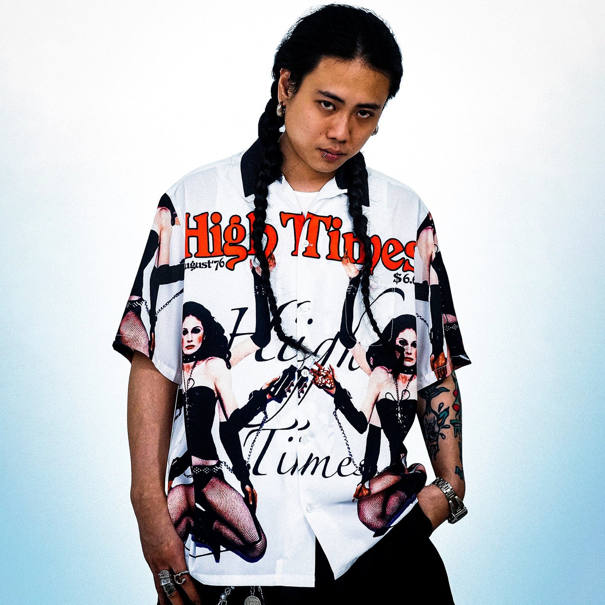 WCC Hightimes Half-Shirt-Half shirt-M-Free Shipping Leatheretro