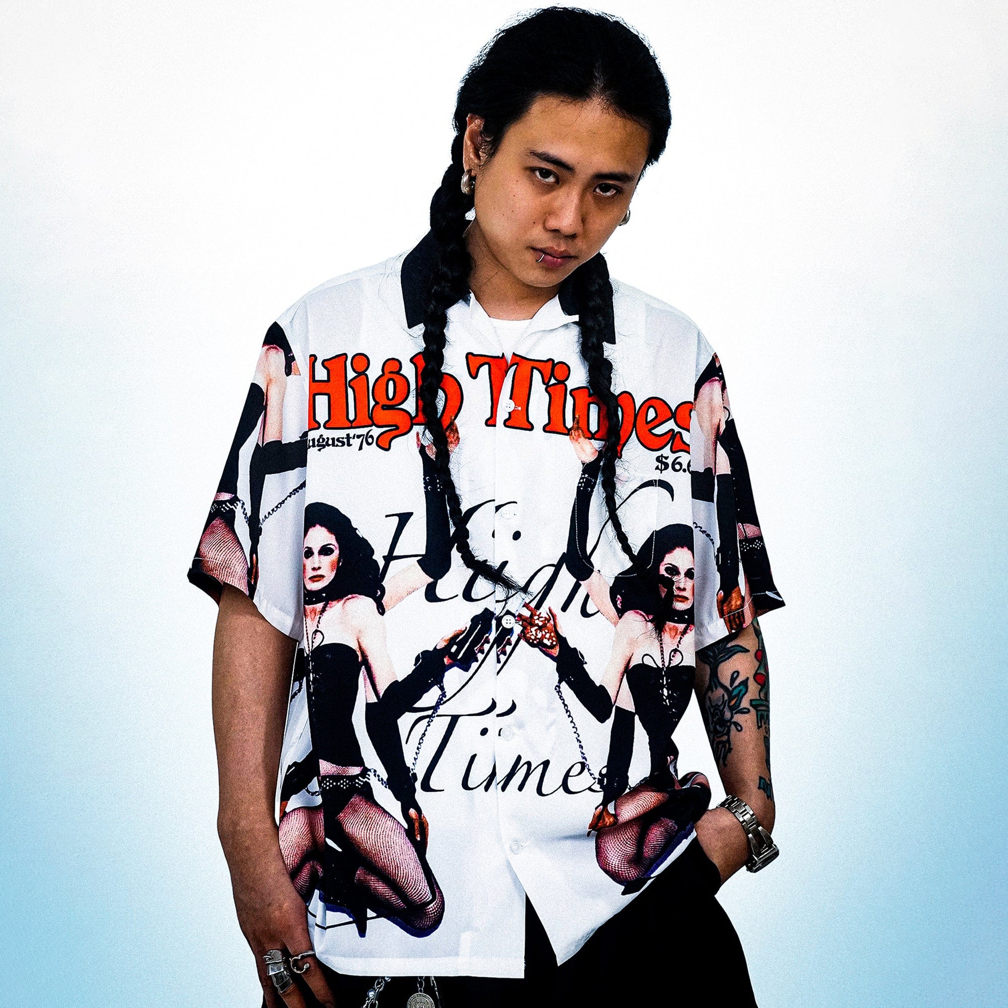 WCC Hightimes Half-Shirt-Half shirt-M-Free Shipping Leatheretro