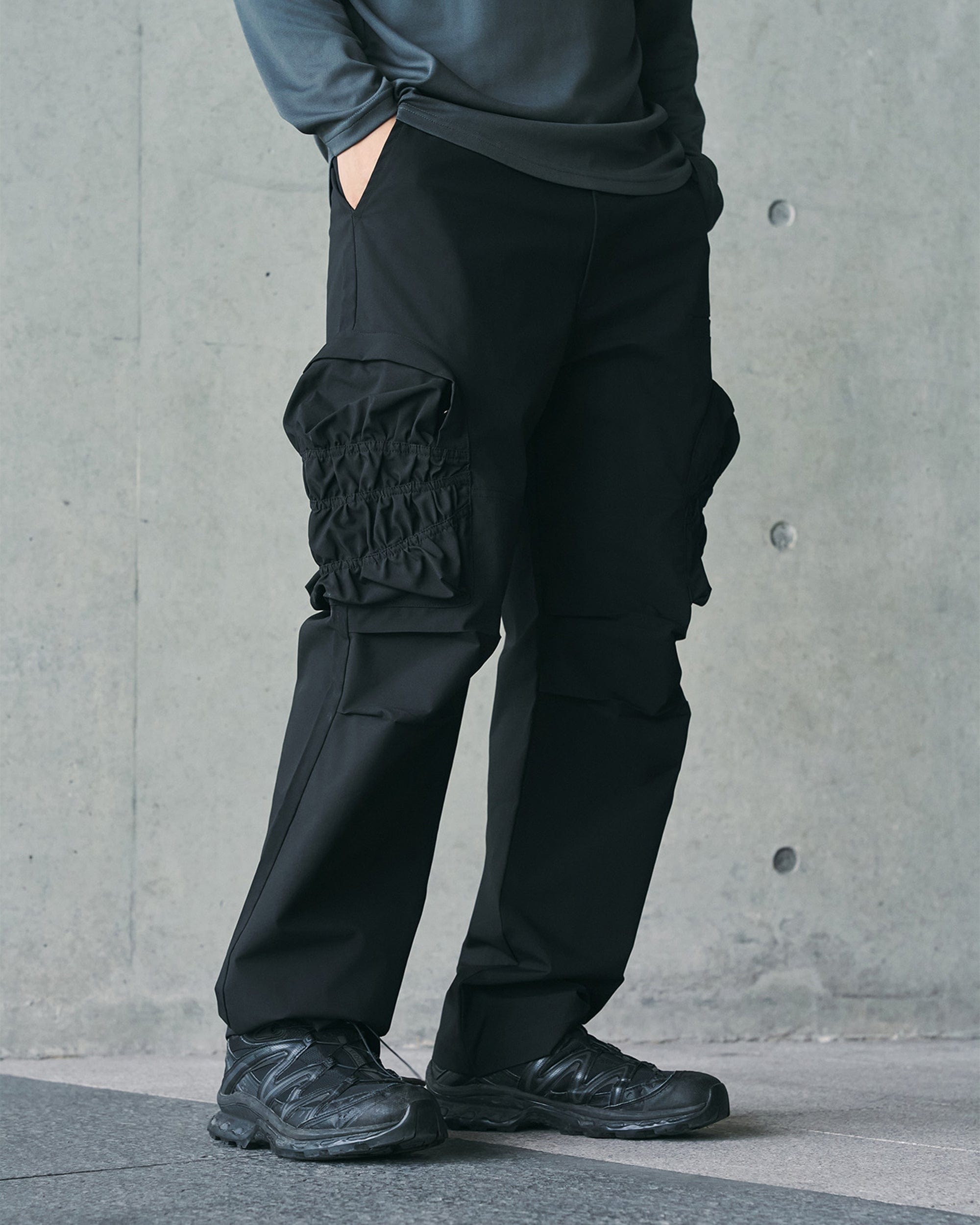 ENSHADOWER Modern Pleated Pocket Ourdoor Pants-Pants-S-Free Shipping Leatheretro