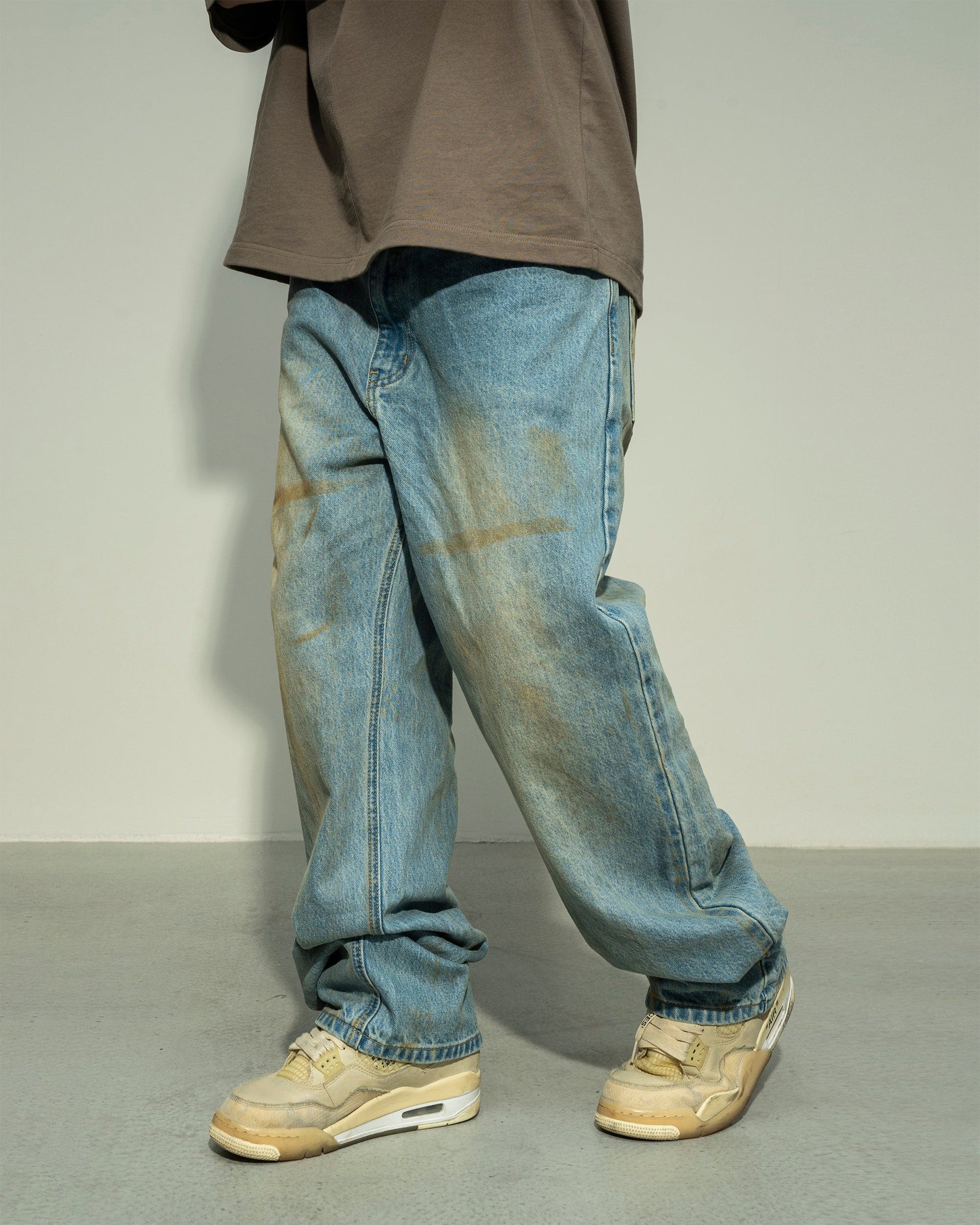 MAKEMORE Modern Vintage Washed Jeans-Jeans-S-Free Shipping Leatheretro