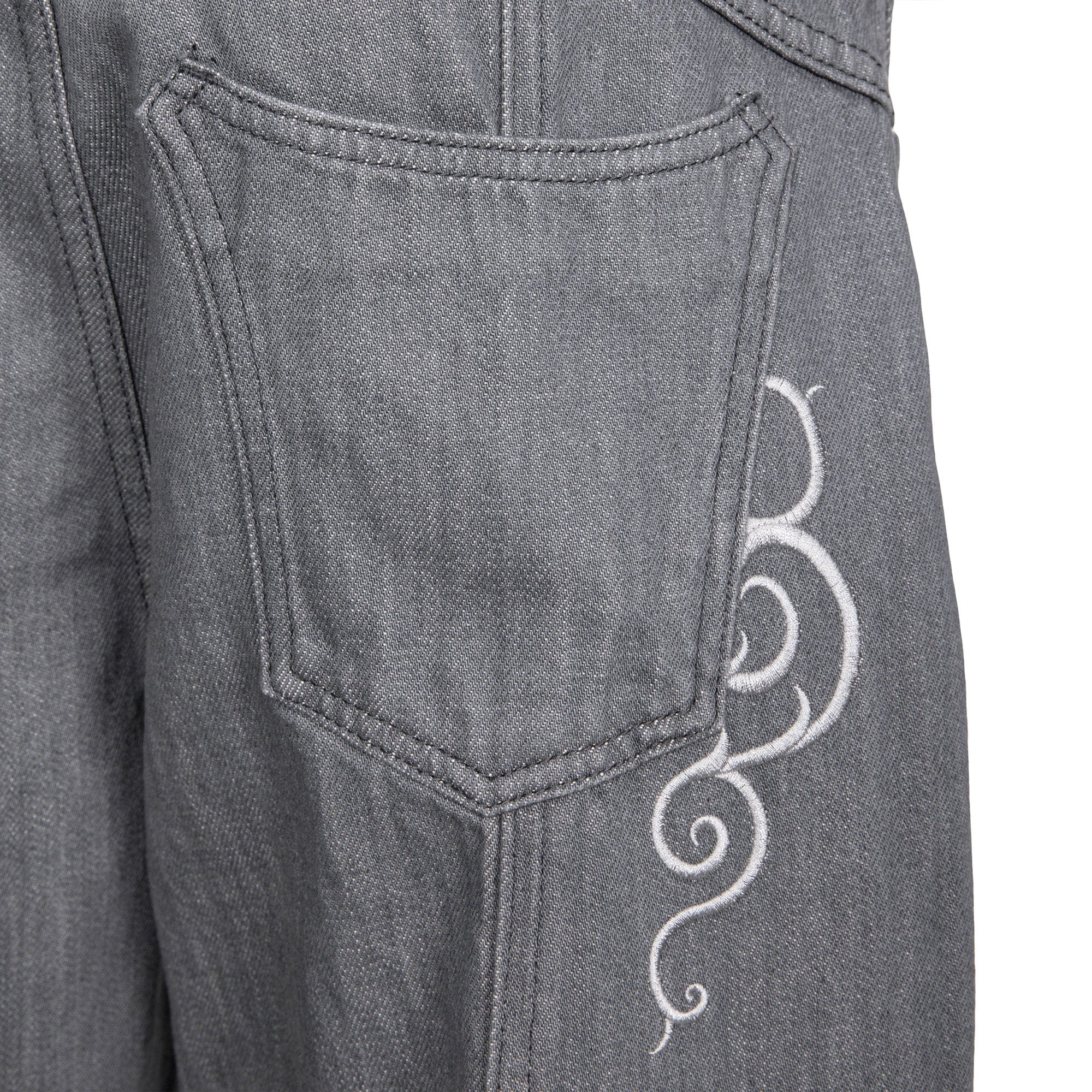 CATSSTAC Floral Embroidered Flared Jeans-Jeans-M-Free Shipping Leatheretro