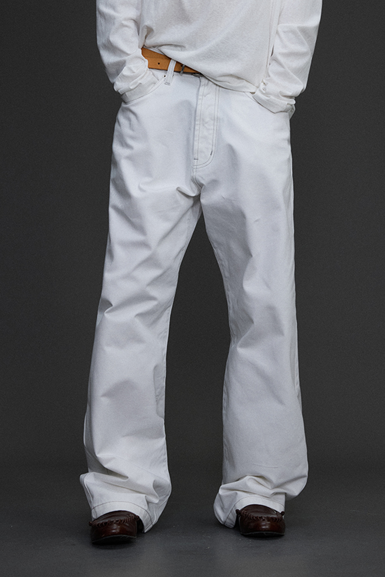 NIANJIUYIKOUER Essential Cotton Straight-Leg Pants-Pants-S-Free Shipping Leatheretro