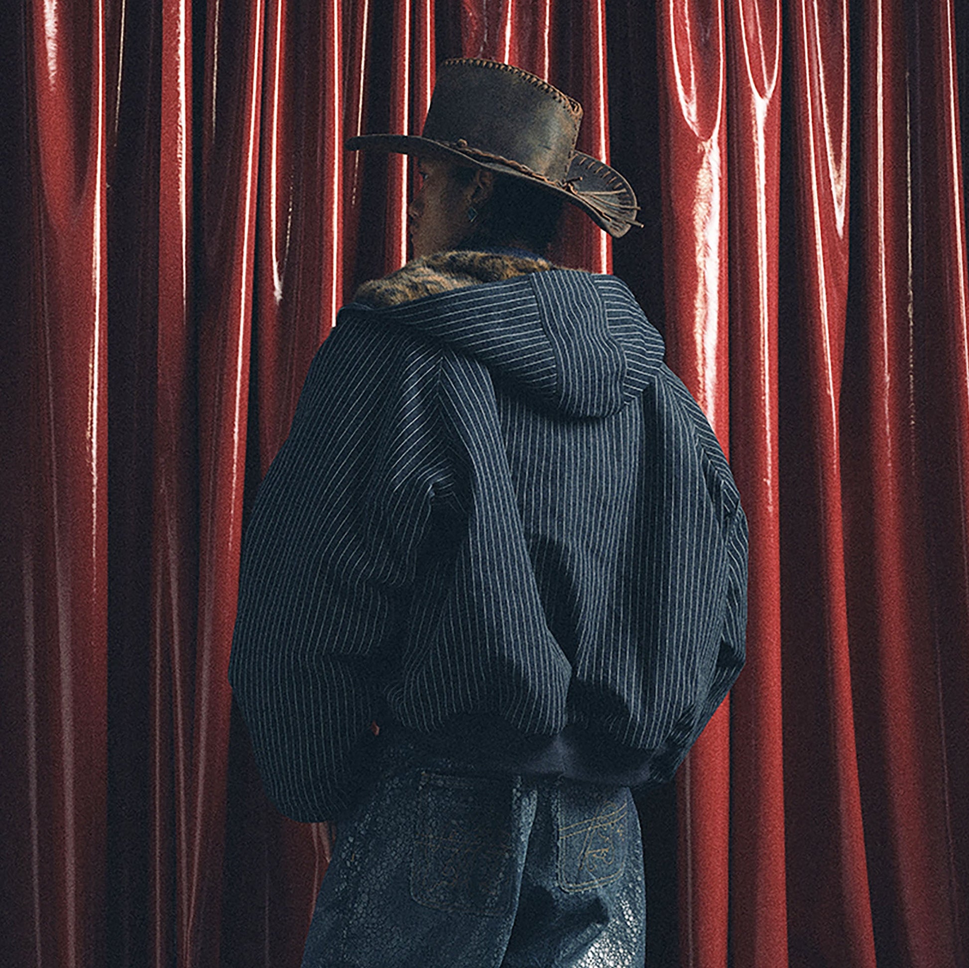 TRECLUB Leopard Lining Striped Bomber Jacket-Jacket-S (Preorder)-Free Shipping Leatheretro