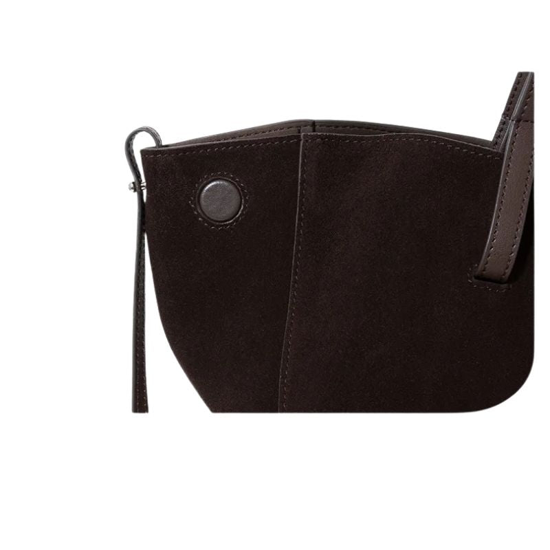 Women’s Leather Shoulder Tote – Frosted Cowhide Large Capacity Wing Bag-Desert Sand-Free Shipping Leatheretro