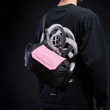 OVERCLOCK ROAM Dual-Roll Ripstop Foldable Sling Bag-Bag-Pink-Free Shipping Leatheretro
