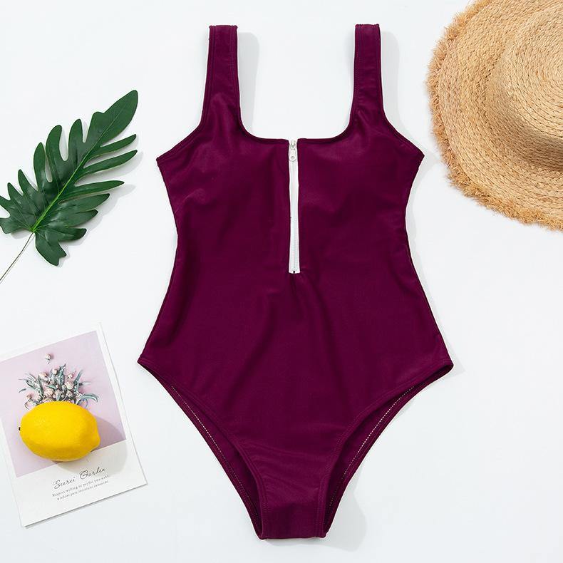 One Piece Summer Beach Swimsuits-Women Swimwear-14-S-Free Shipping Leatheretro