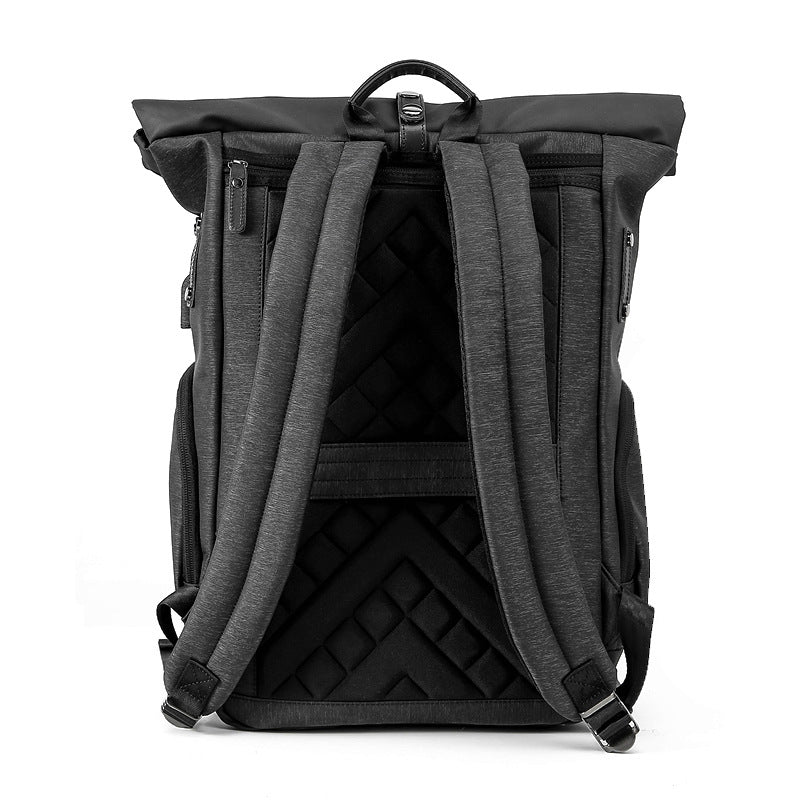 Black Functional Water Proof Backpack for Outdoor Traveling 1703-Backpack-Black-Free Shipping Leatheretro