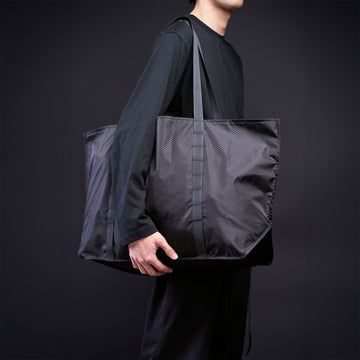 OVERCLOCK ROAM Foldable Ripstop Utility Tote Bag-Bag-Black-Free Shipping Leatheretro