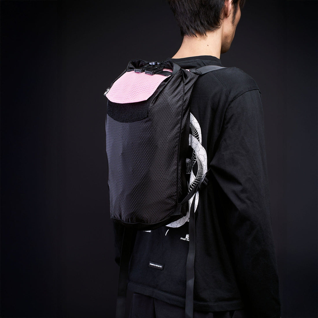OVERCLOCK ROAM Rolltop Ripstop Foldable Backpack-Bag-Pink-Free Shipping Leatheretro