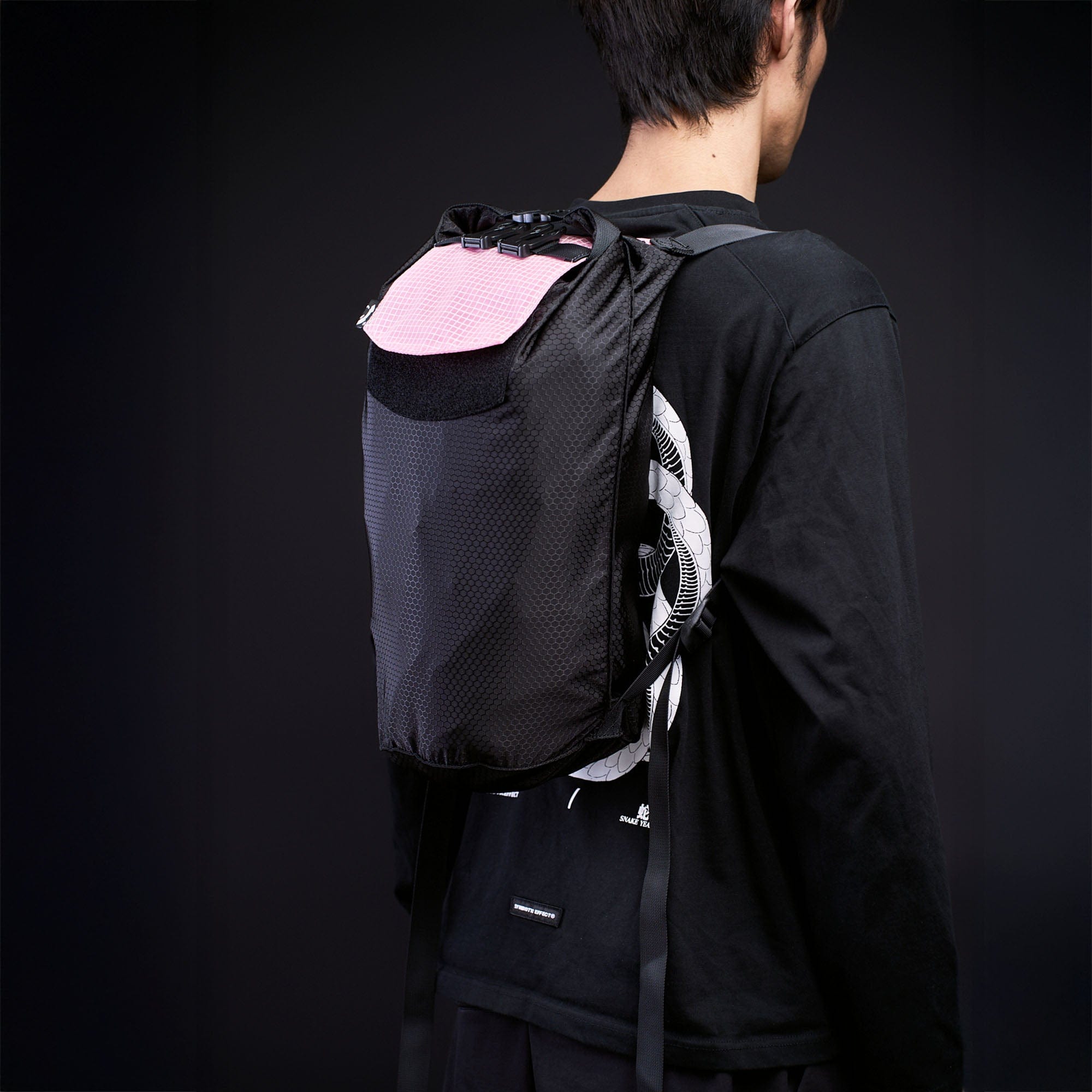 OVERCLOCK ROAM Rolltop Ripstop Foldable Backpack-Bag-Pink-Free Shipping Leatheretro