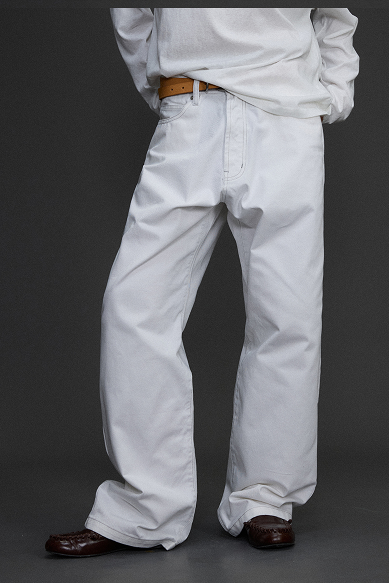 NIANJIUYIKOUER Essential Cotton Straight-Leg Pants-Pants-S-Free Shipping Leatheretro
