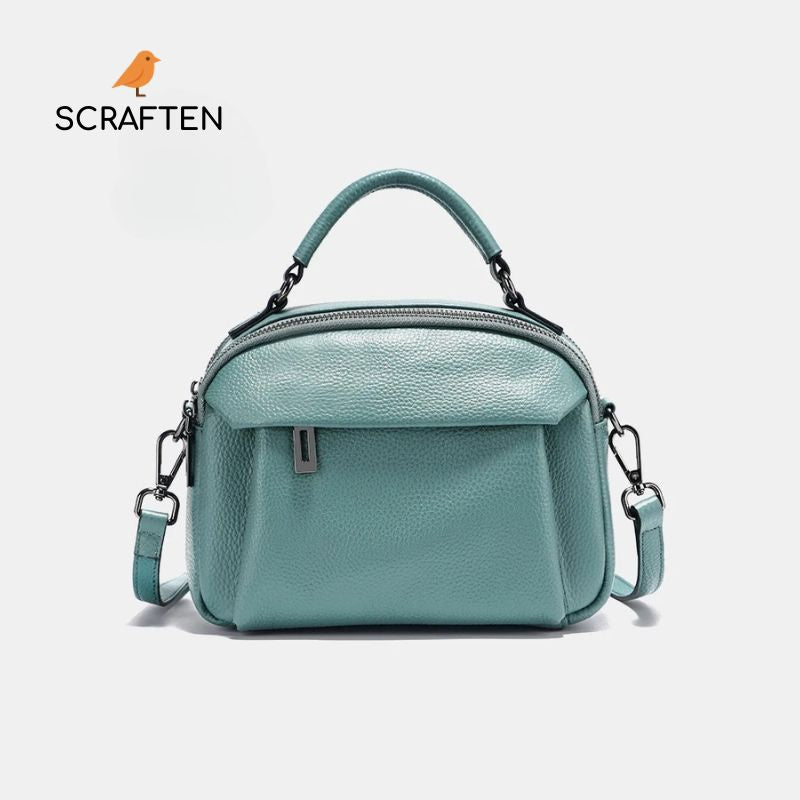 Stylish Genuine Leather Satchel Purse for Women-Handbags, Wallets & Cases-Brown-Free Shipping Leatheretro