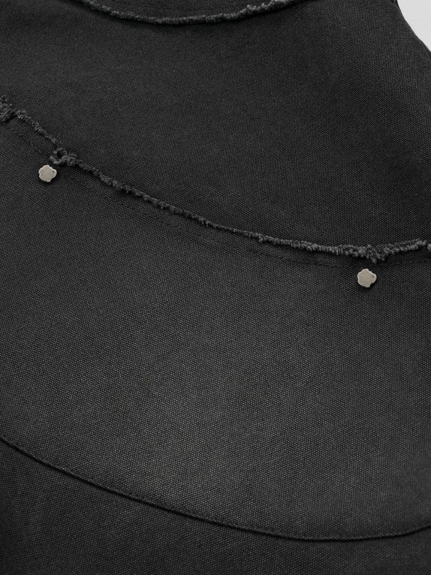 UNDERWATER Raw-Edge Spliced Rivet Jacket-Jacket-S-Free Shipping Leatheretro