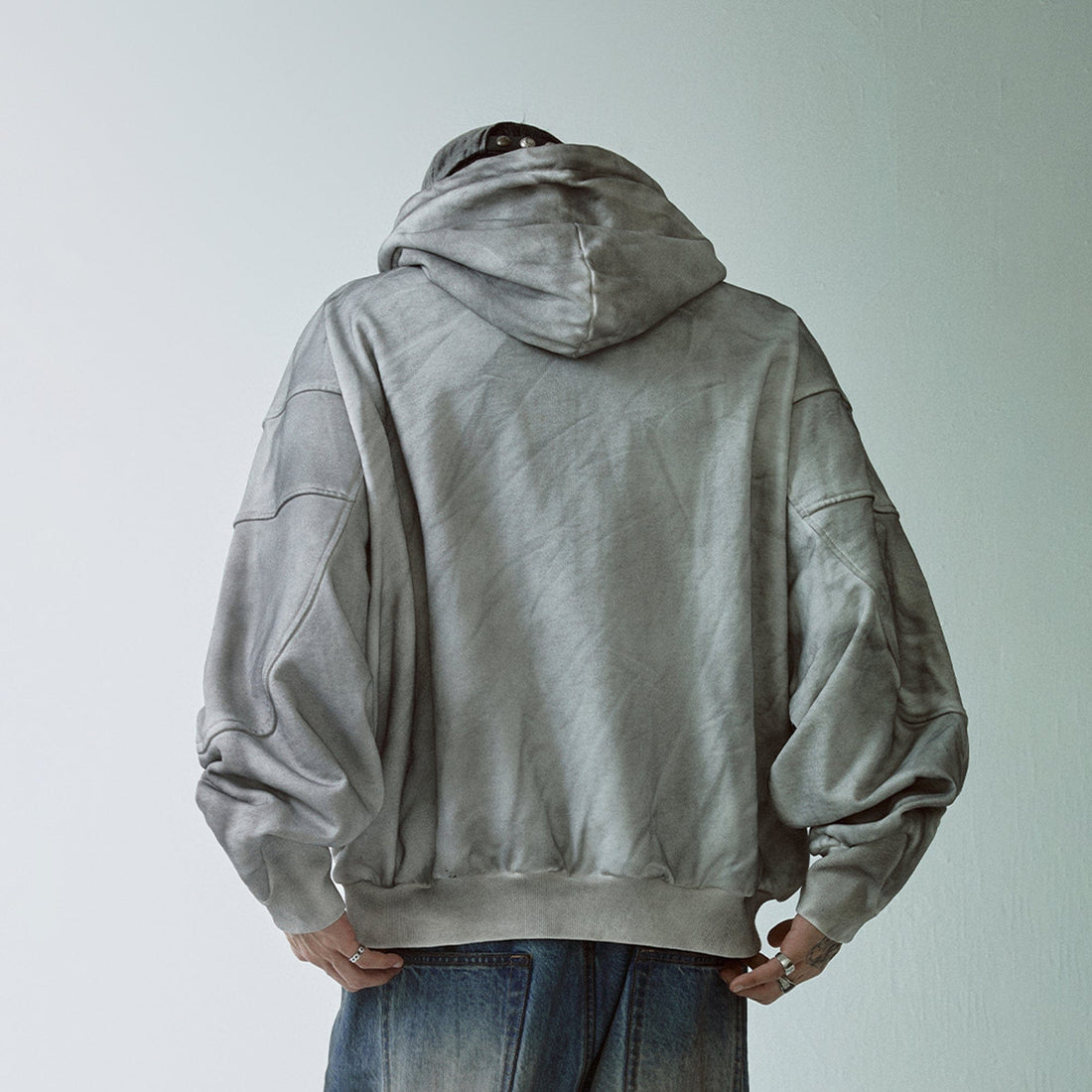 F2CE Retro Deconstructed Snake Hoodie-Hoodie-S-Free Shipping Leatheretro