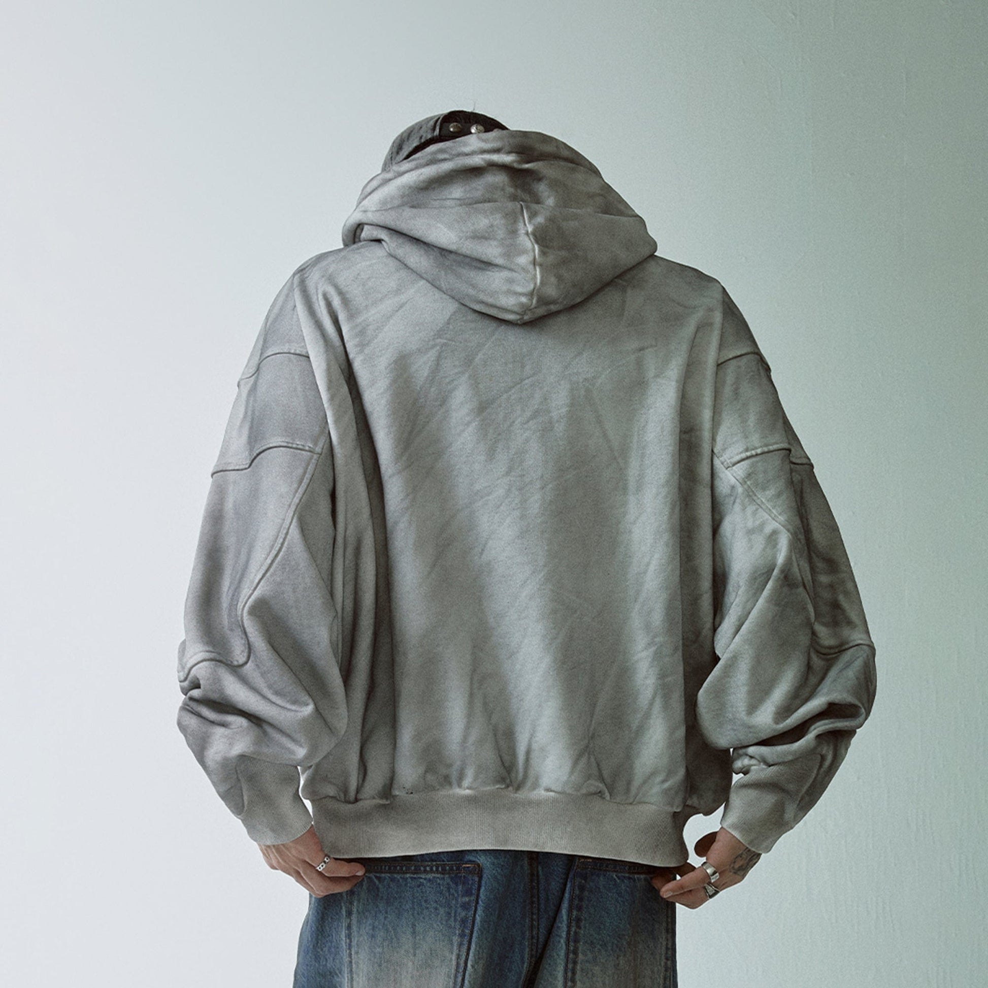 F2CE Retro Deconstructed Snake Hoodie-Hoodie-S-Free Shipping Leatheretro