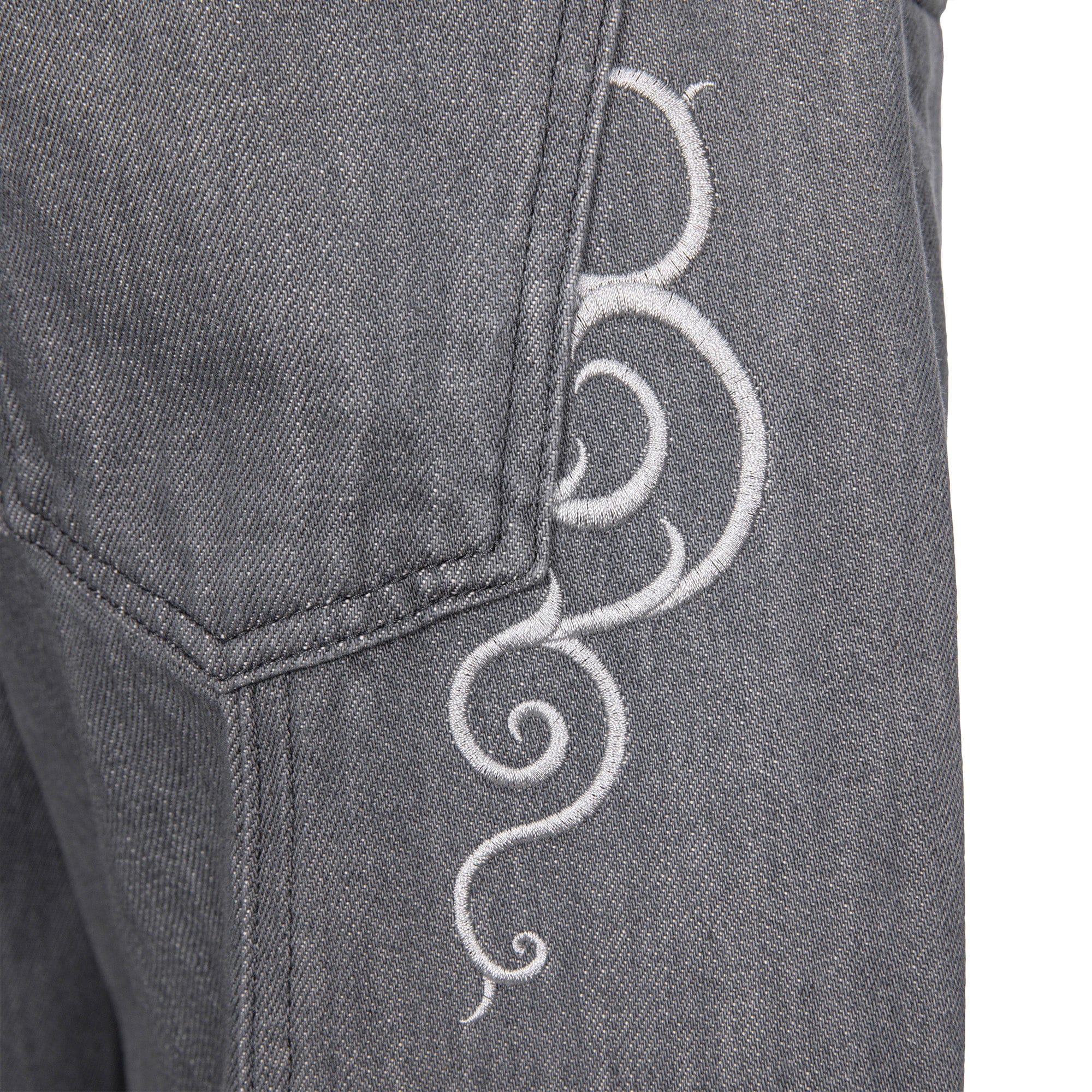 CATSSTAC Floral Embroidered Flared Jeans-Jeans-M-Free Shipping Leatheretro