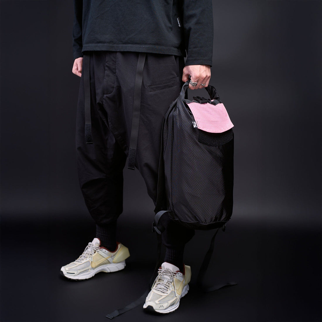 OVERCLOCK ROAM Rolltop Ripstop Foldable Backpack-Bag-Pink-Free Shipping Leatheretro