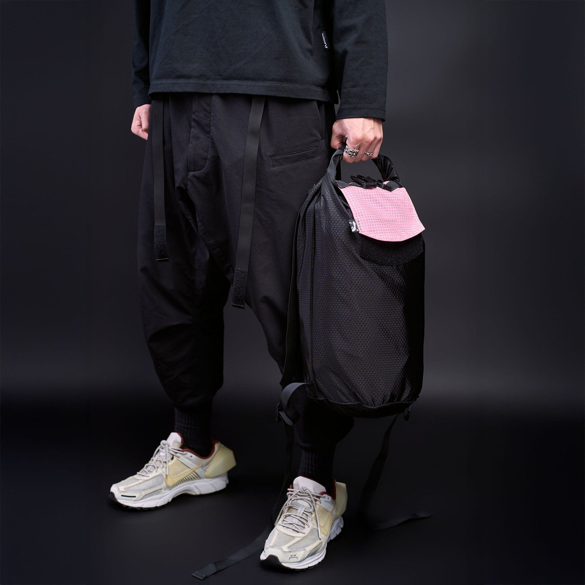 OVERCLOCK ROAM Rolltop Ripstop Foldable Backpack-Bag-Pink-Free Shipping Leatheretro