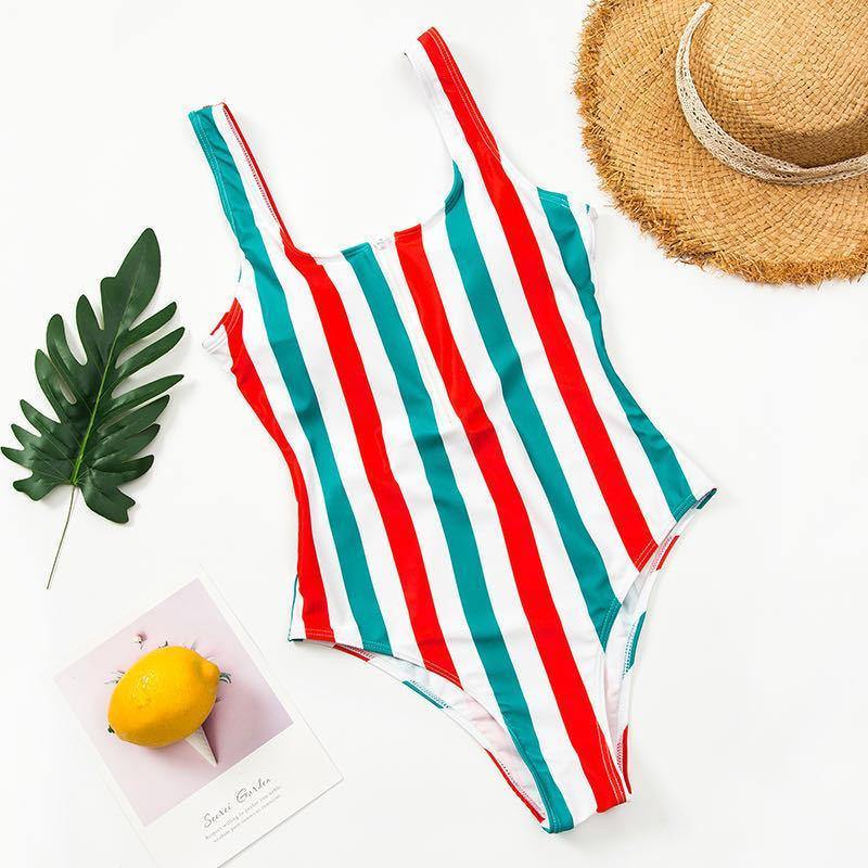 One Piece Summer Beach Swimsuits-Women Swimwear-18-S-Free Shipping Leatheretro