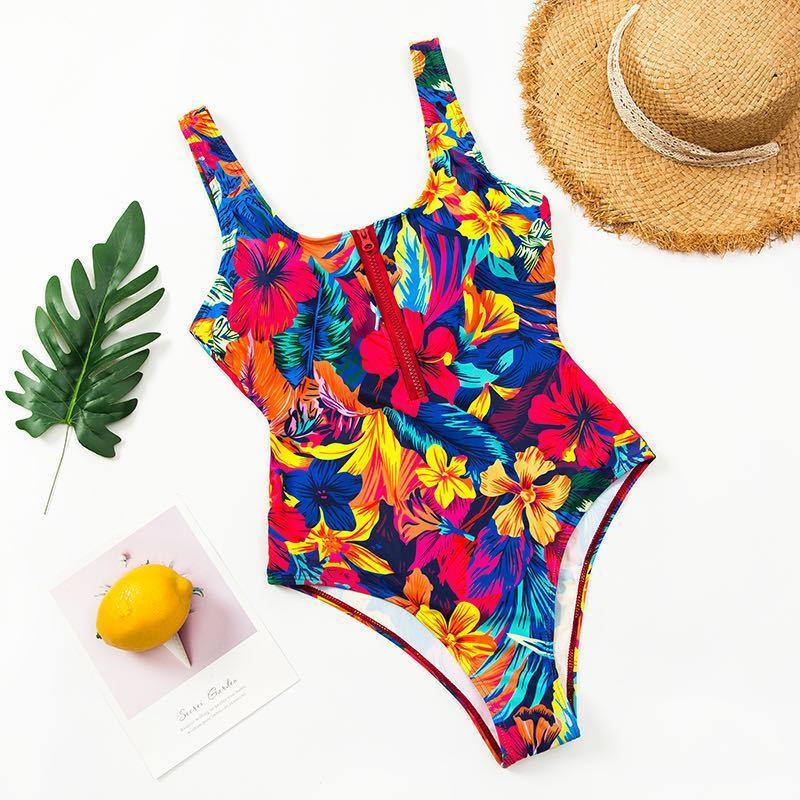 One Piece Summer Beach Swimsuits-Women Swimwear-19-S-Free Shipping Leatheretro