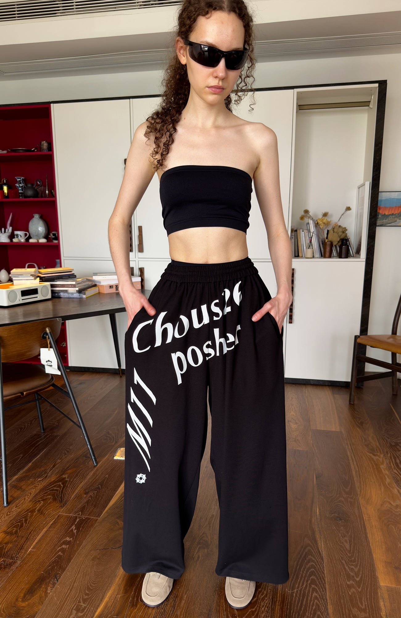 MIICHOUS UV-Protect Graphic Pants-Pants-S (Preorder)-Blue-Free Shipping Leatheretro