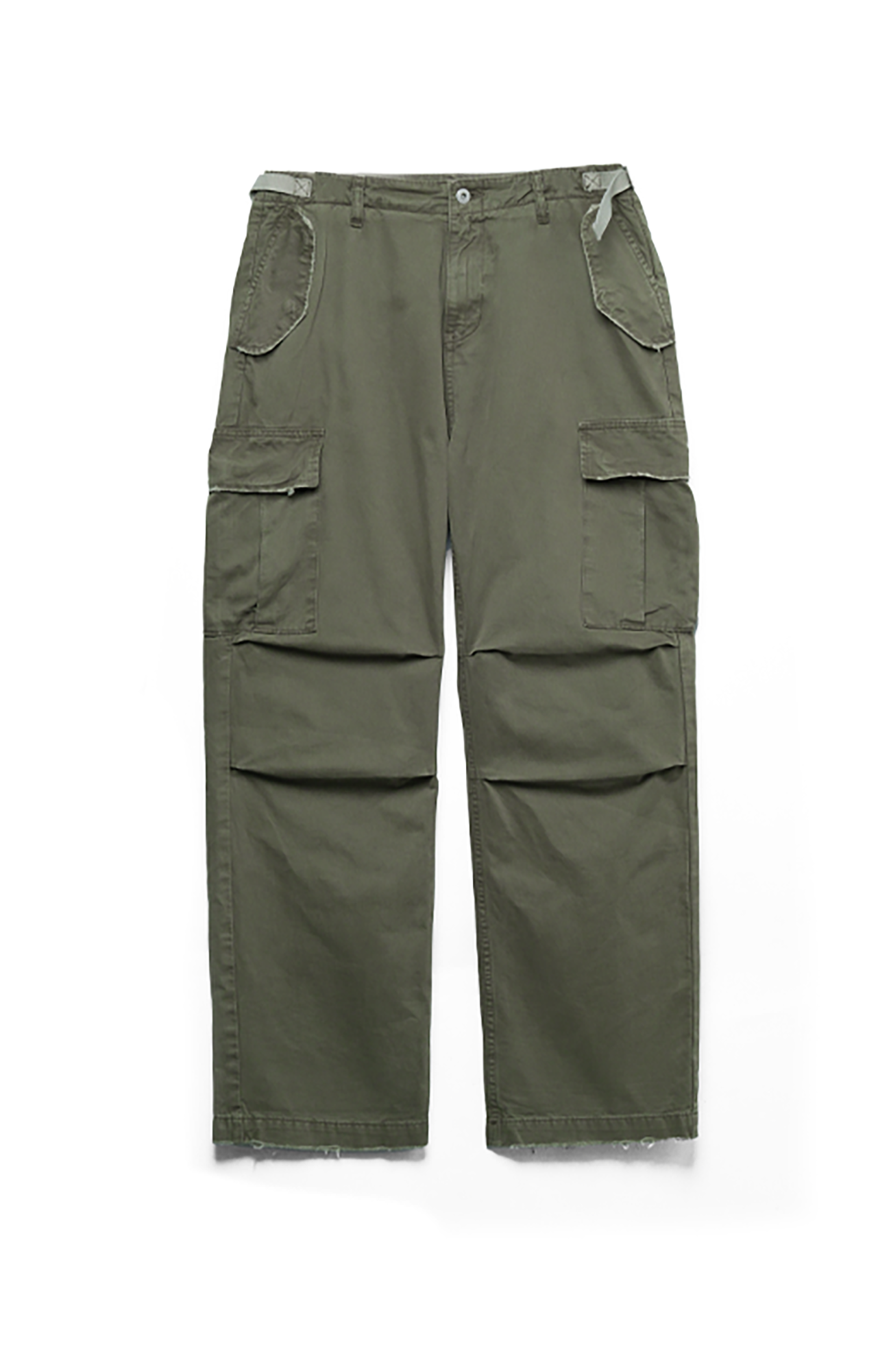 NEIGBORL Straight-Leg Paneled Cargo Pants-Pants-S-Black-Free Shipping Leatheretro