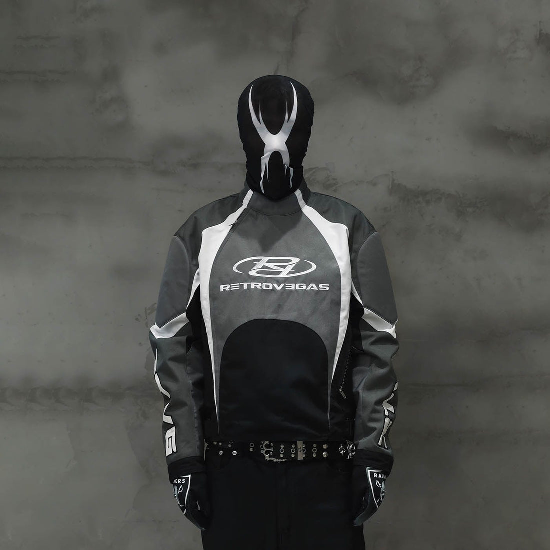 RTVG Modern Spliced Raglan Racing Pullover-Jacket-M-Free Shipping Leatheretro