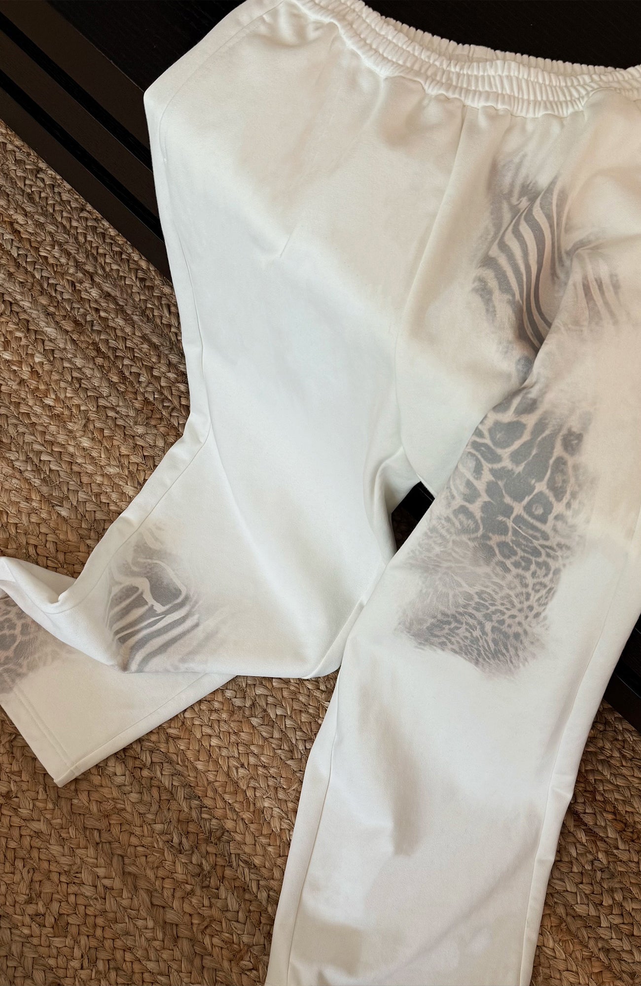 DONSMOKE Zebra-Leopard Graphic Sweatpants-Pants-S (Preorder)-Free Shipping Leatheretro