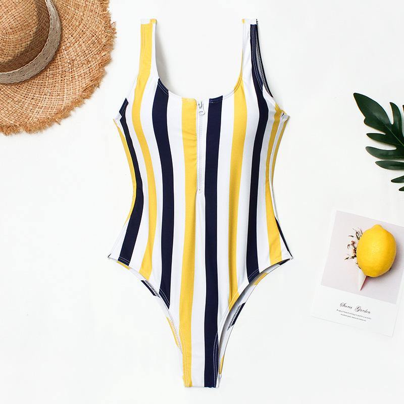 One Piece Summer Beach Swimsuits-Women Swimwear-4-S-Free Shipping Leatheretro