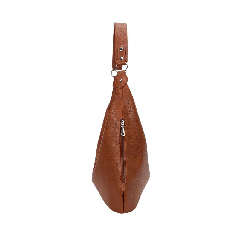 Fashion Hobo Bags for Women Soft Slouchy Bag-Tote Bag-Burgundy-Free Shipping Leatheretro