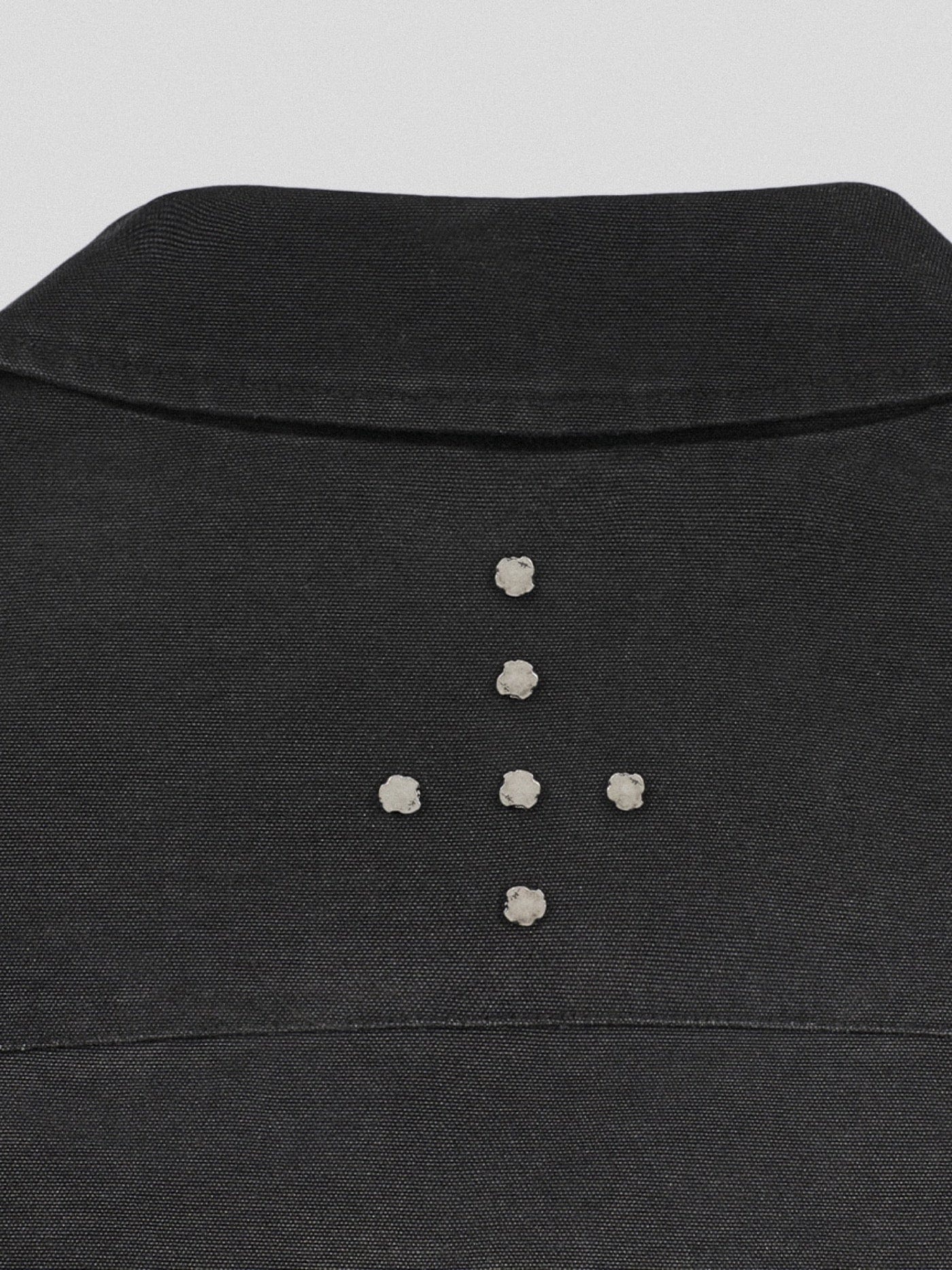UNDERWATER Raw-Edge Spliced Rivet Jacket-Jacket-S-Free Shipping Leatheretro