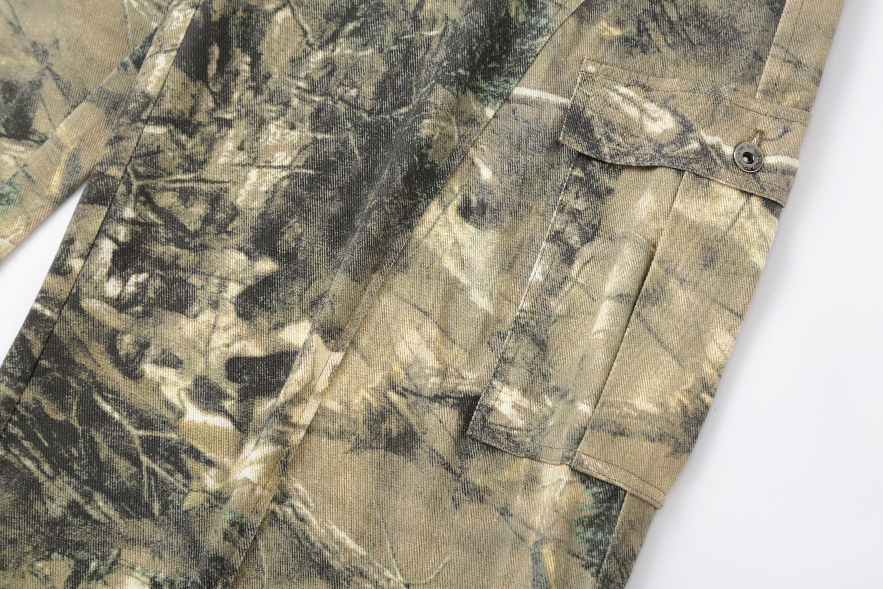 CLP Camo Distressed Panel Cargo Pants-Pants-M-Free Shipping Leatheretro