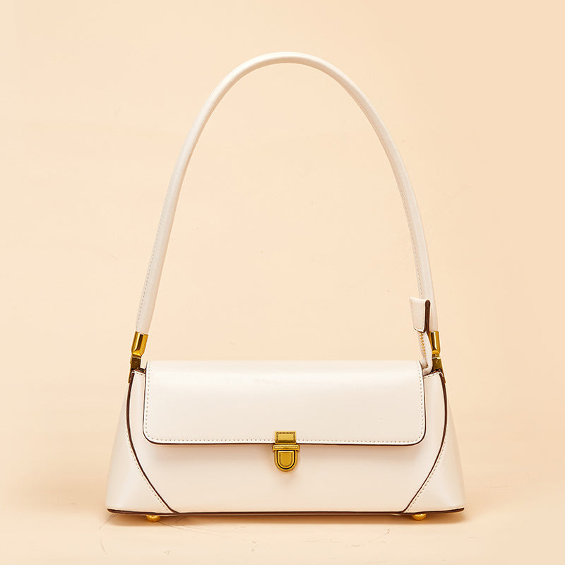 Women Summer French Shoulder Bag - Retro Style Luxury Piece-Shoulder Bag-White-Free Shipping Leatheretro