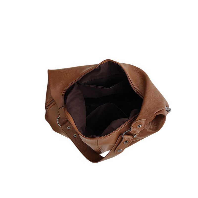 Fashion Hobo Bags for Women Soft Slouchy Bag-Tote Bag-Burgundy-Free Shipping Leatheretro