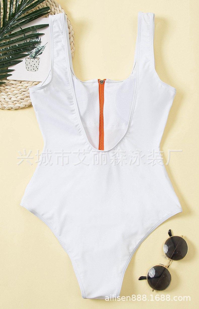 One Piece Summer Beach Swimsuits-Women Swimwear-1-S-Free Shipping Leatheretro