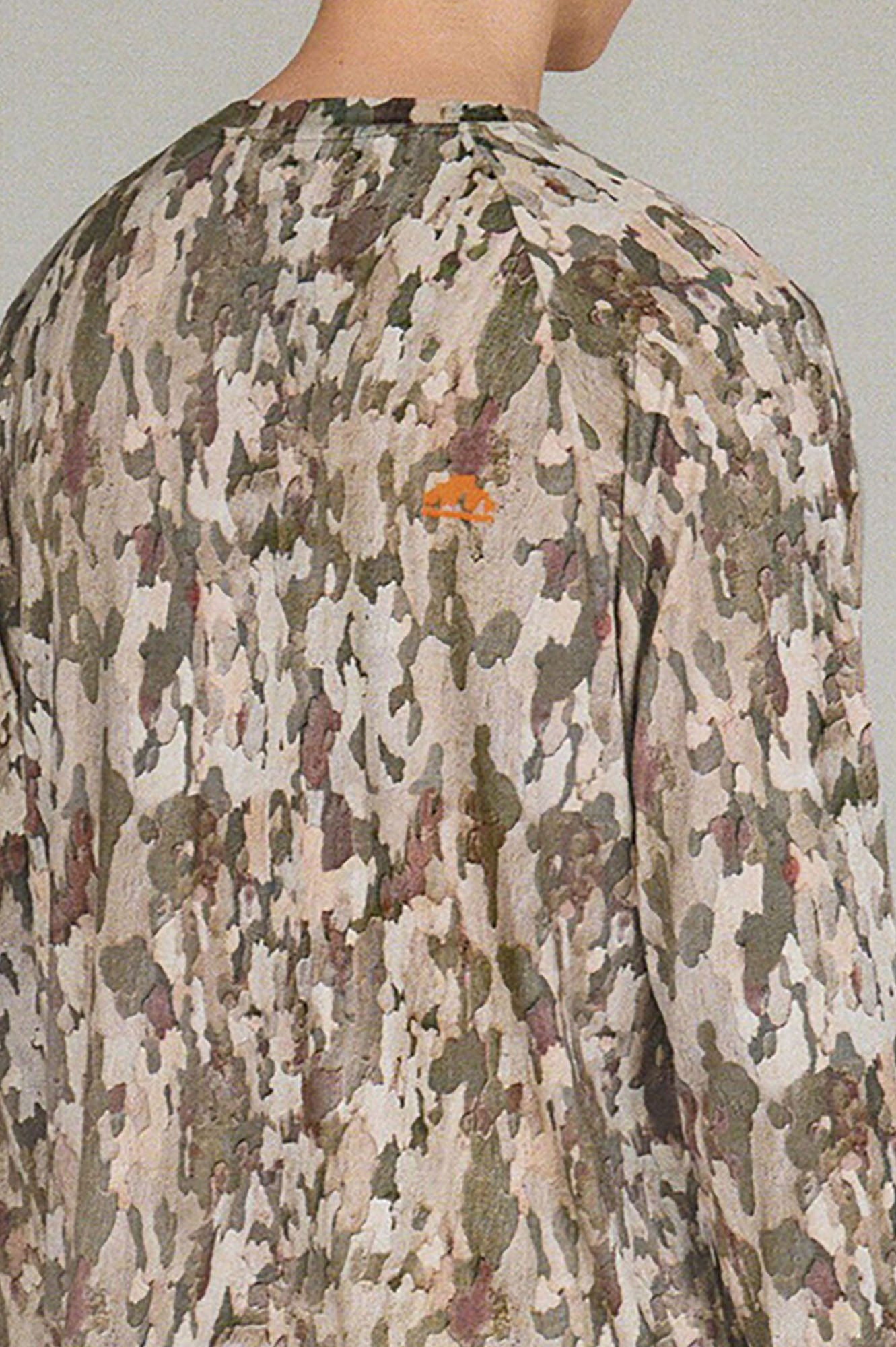 URBAN+FOREST Bark Camo Bamboo-Blend Tee-T Shirt-XS-Short-Free Shipping Leatheretro