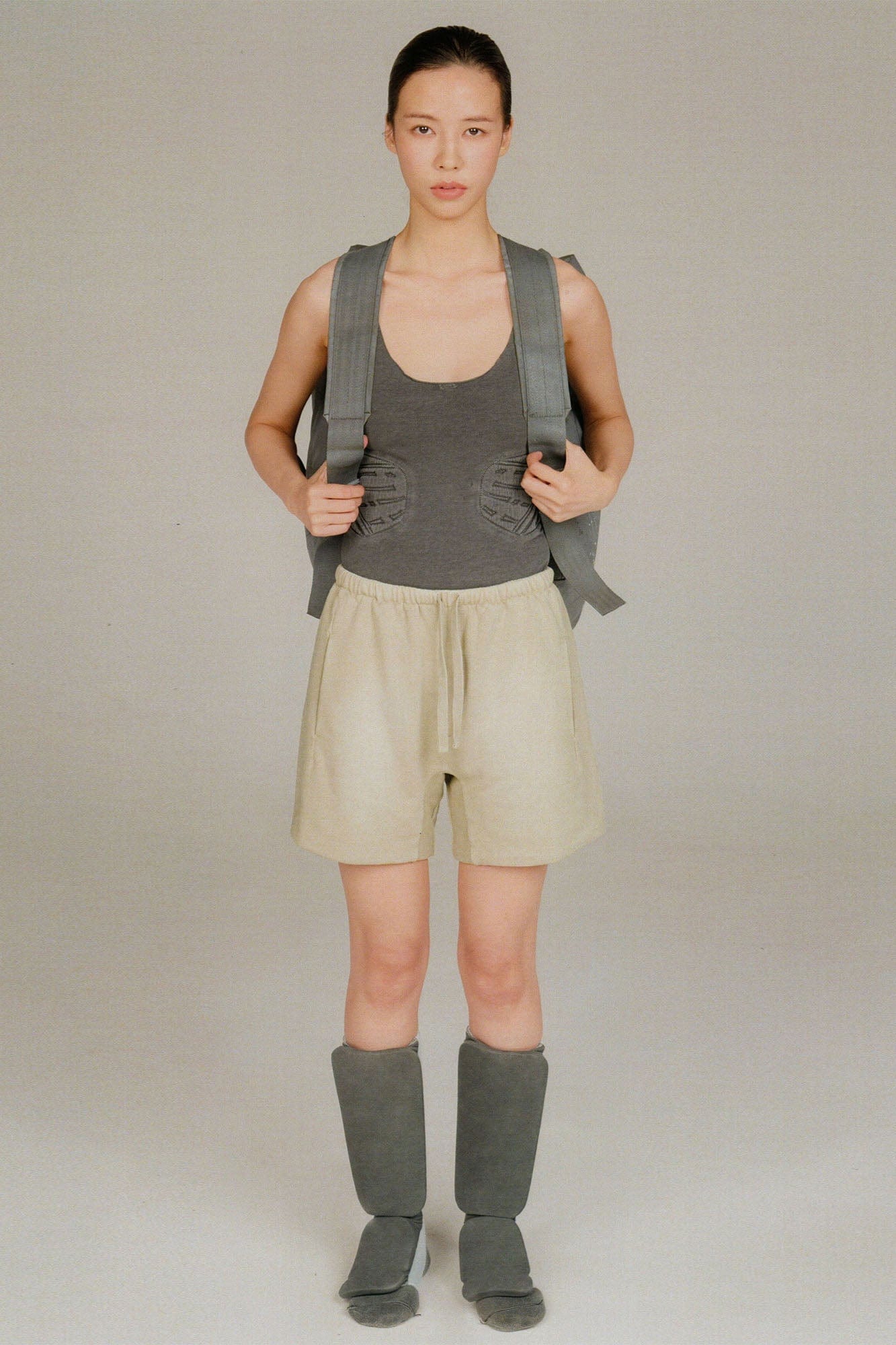 URBAN+FOREST Faded Drawstring Sweat Shorts-Shorts-S-Yellow-Free Shipping Leatheretro