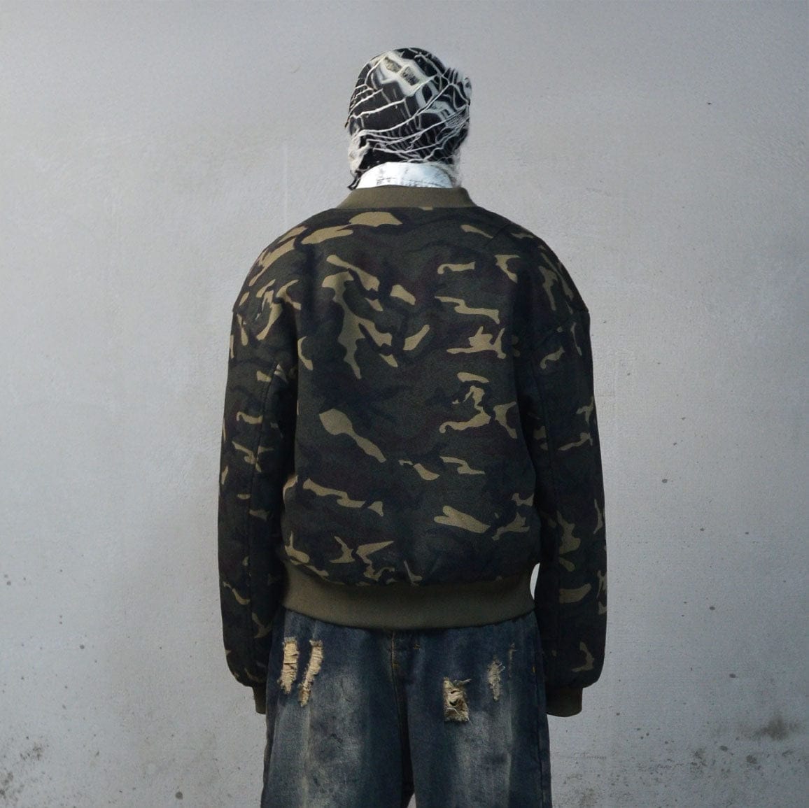 LUUUCAM Classic Camo Bomber Jacket-Jacket-S-Free Shipping Leatheretro