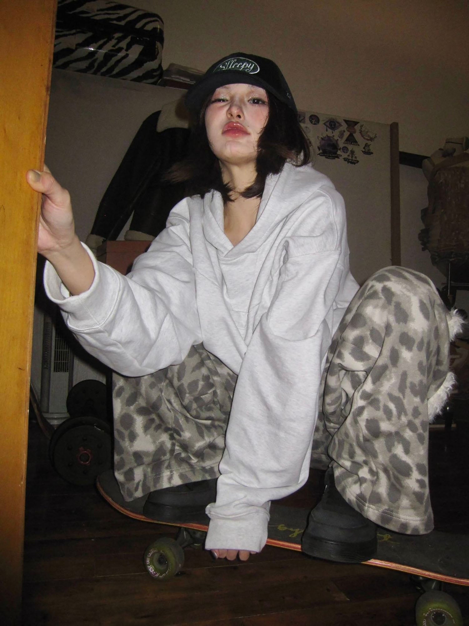 ESAIAS Essential Panel Boxy Hoodie-Hoodie-S-Free Shipping Leatheretro