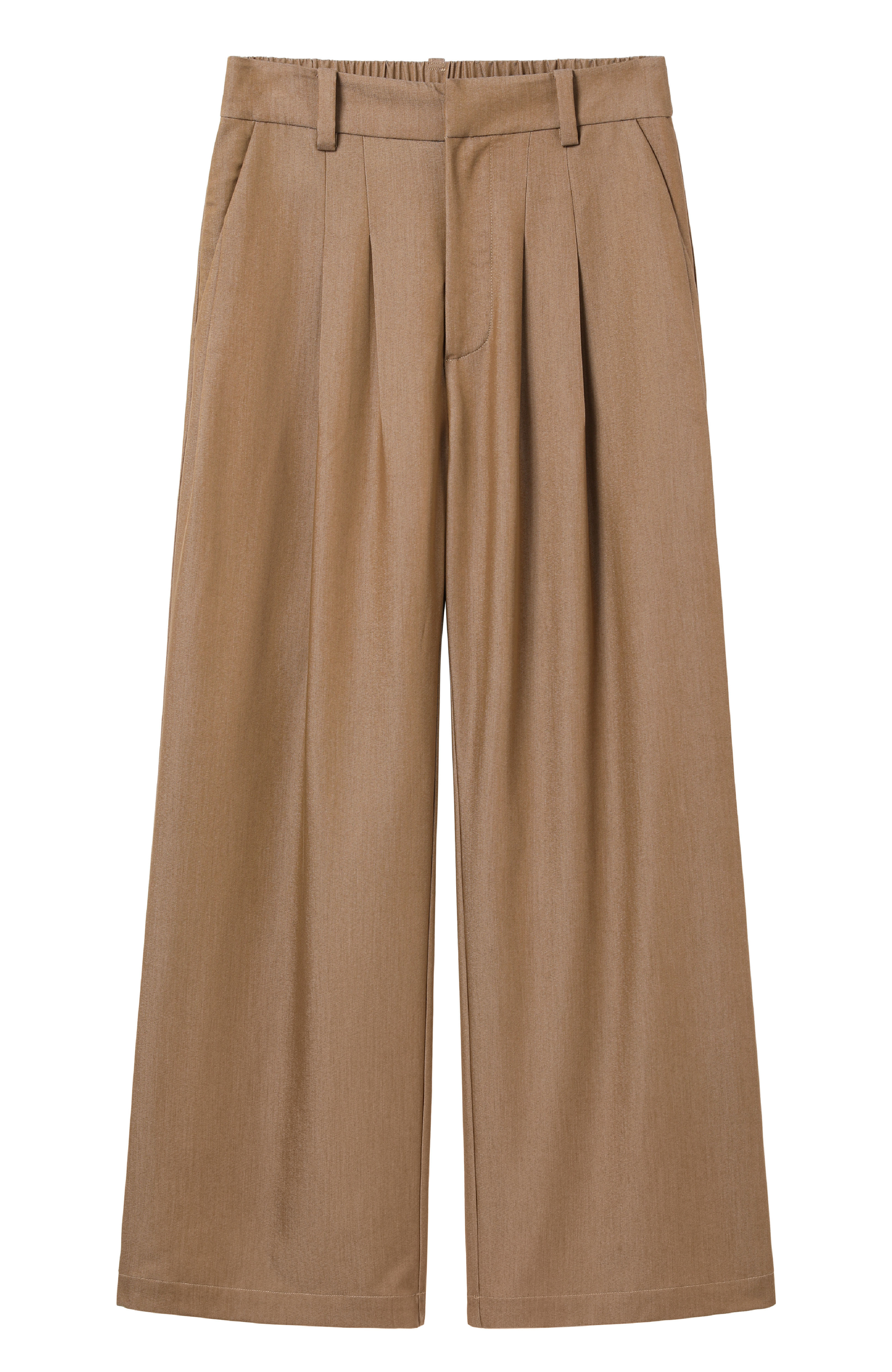 ALVNG AR ANTS Multi-Pleat Straight-Leg Trousers-Pants-XS (Preorder)-Black-Free Shipping Leatheretro