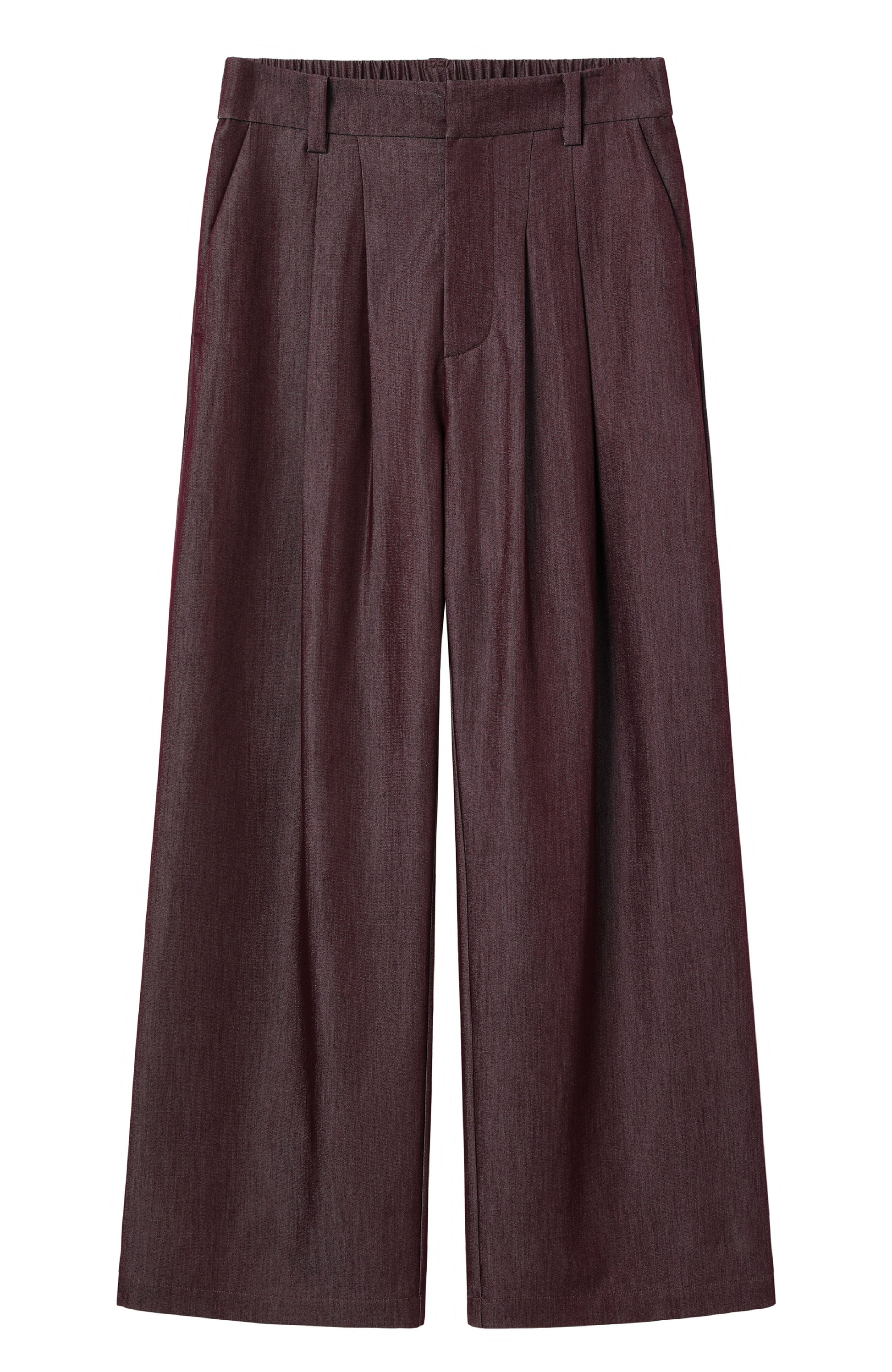 ALVNG AR ANTS Multi-Pleat Straight-Leg Trousers-Pants-XS (Preorder)-Black-Free Shipping Leatheretro