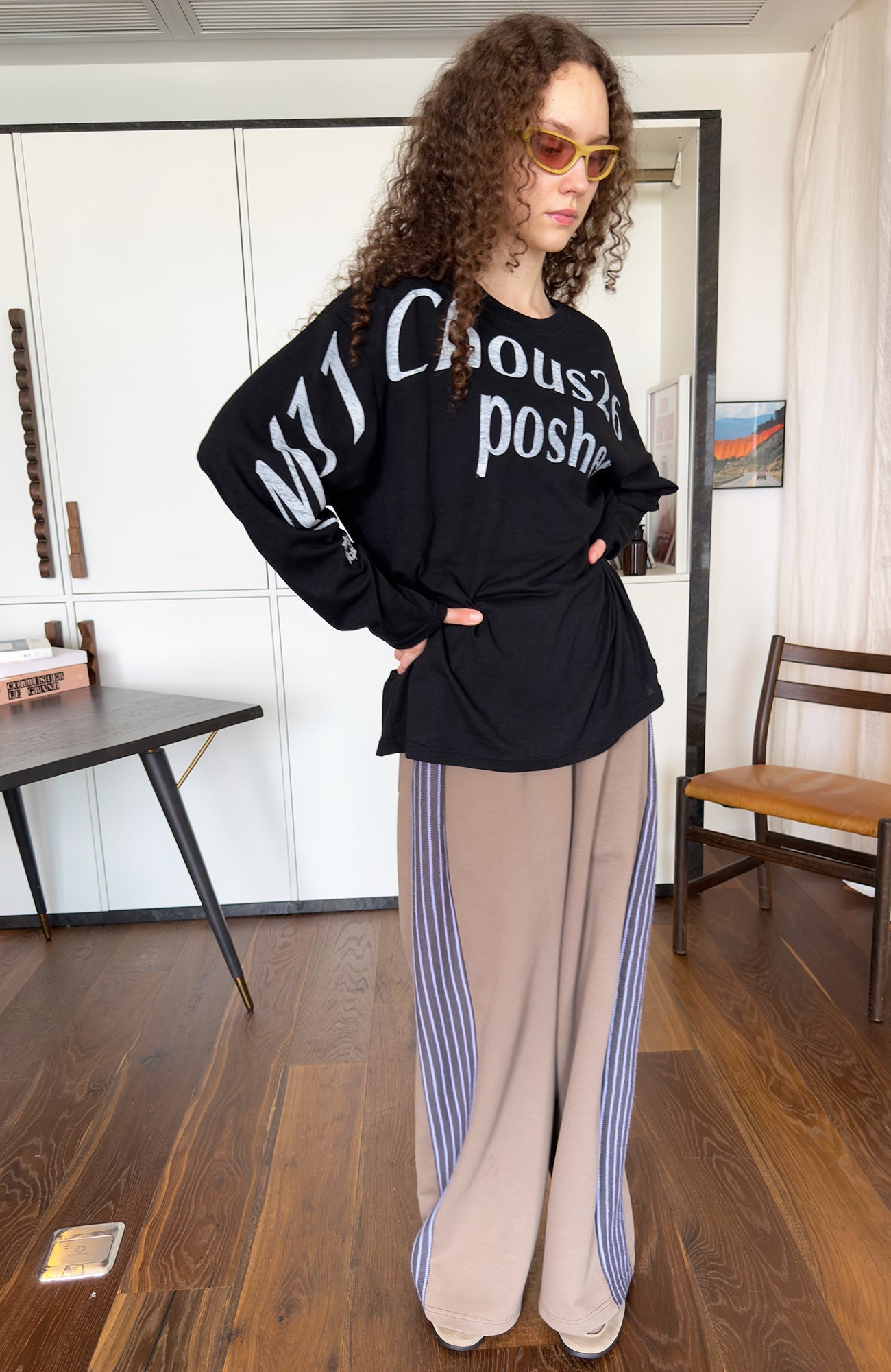 MIICHOUS UV-Protect Graphic Long-Sleeve Tee-L/S Tee-S (Preorder)-Blue-Free Shipping Leatheretro