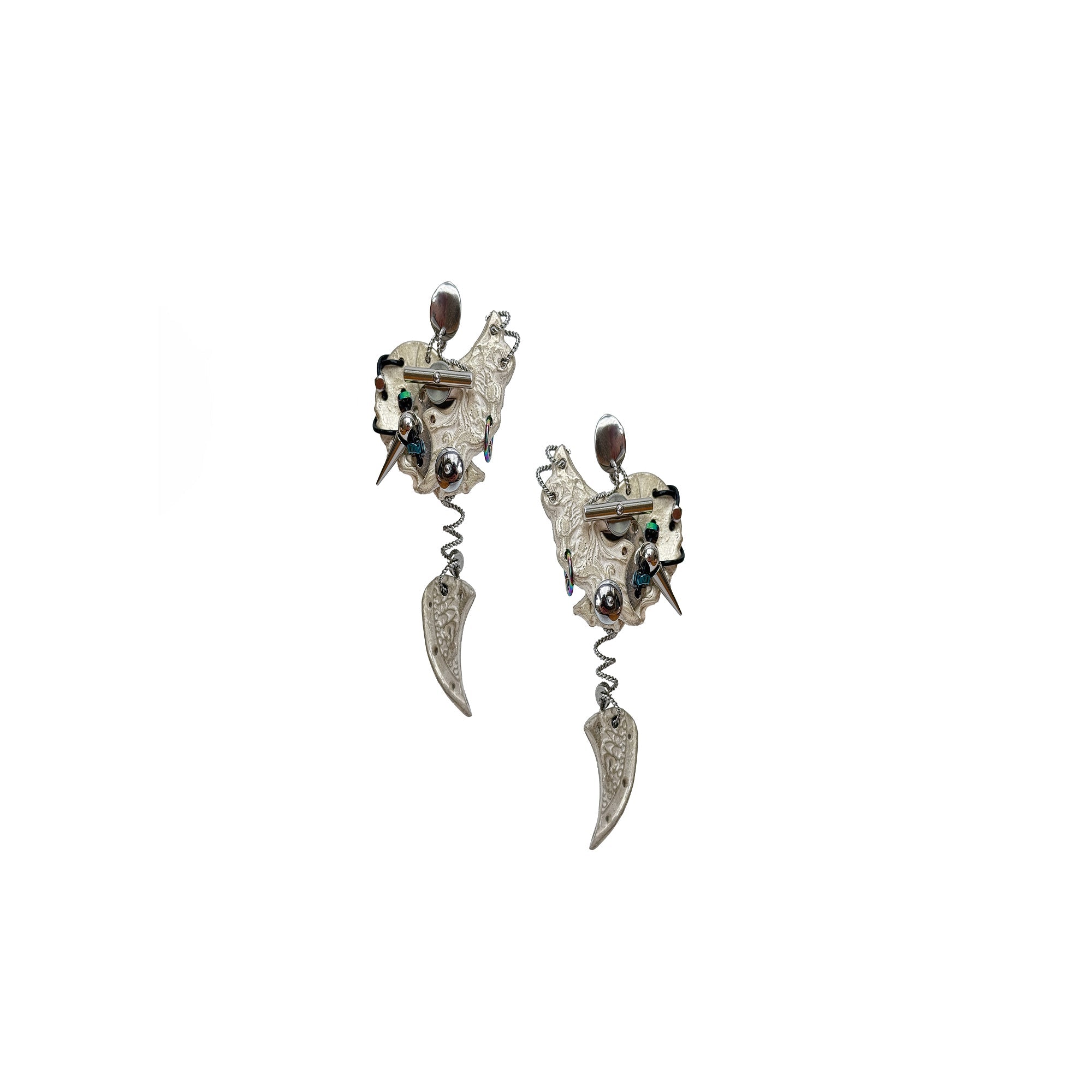 ILLUSORY ¡Á YBDX ZHAXii Tribal-Mechancial Elaborate Earring-Earring-Single£¨Preorder£©-Free Shipping Leatheretro