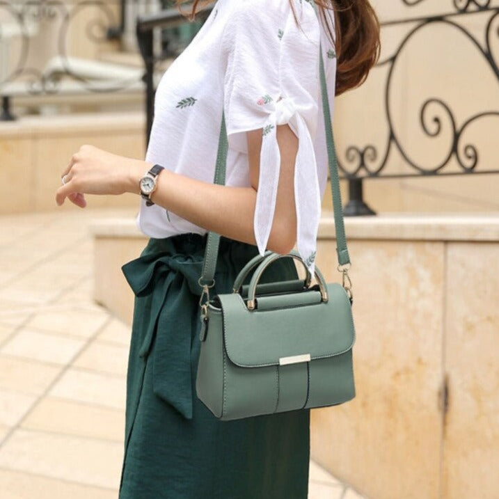 Korean Version Fashion Trendy Ladies Party Bag-Handbags-Black-Free Shipping Leatheretro