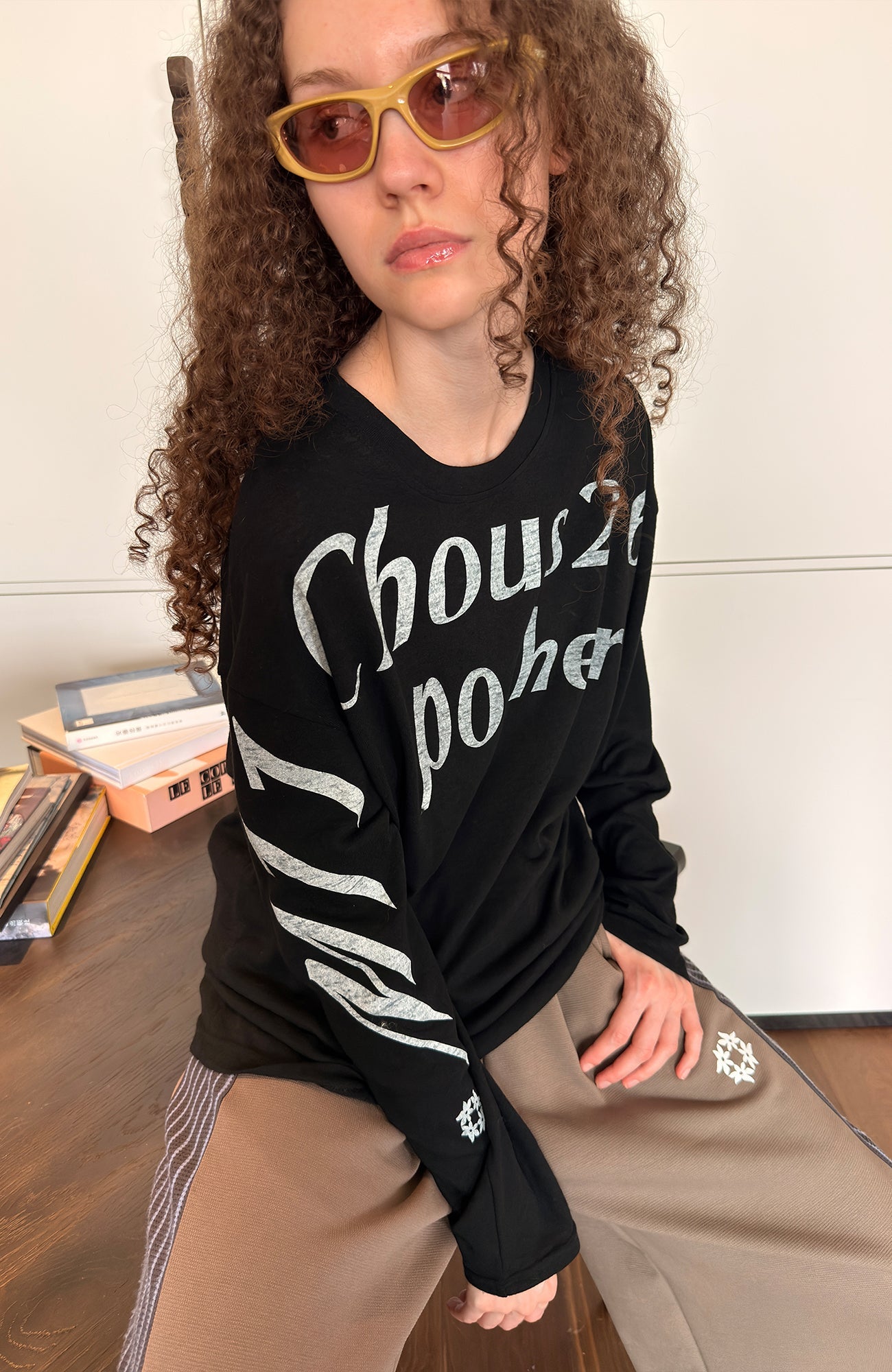 MIICHOUS UV-Protect Graphic Long-Sleeve Tee-L/S Tee-S (Preorder)-Blue-Free Shipping Leatheretro