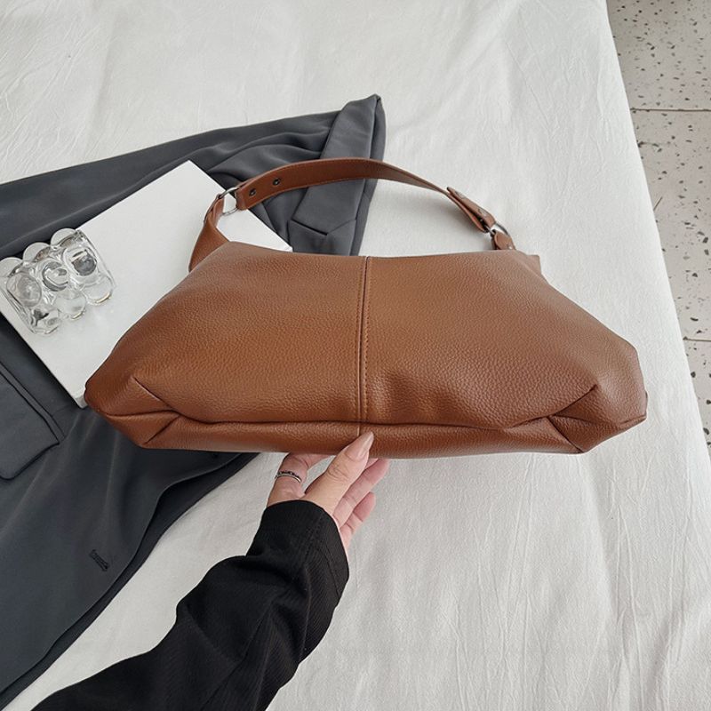 Fashion Hobo Bags for Women Soft Slouchy Bag-Tote Bag-Burgundy-Free Shipping Leatheretro