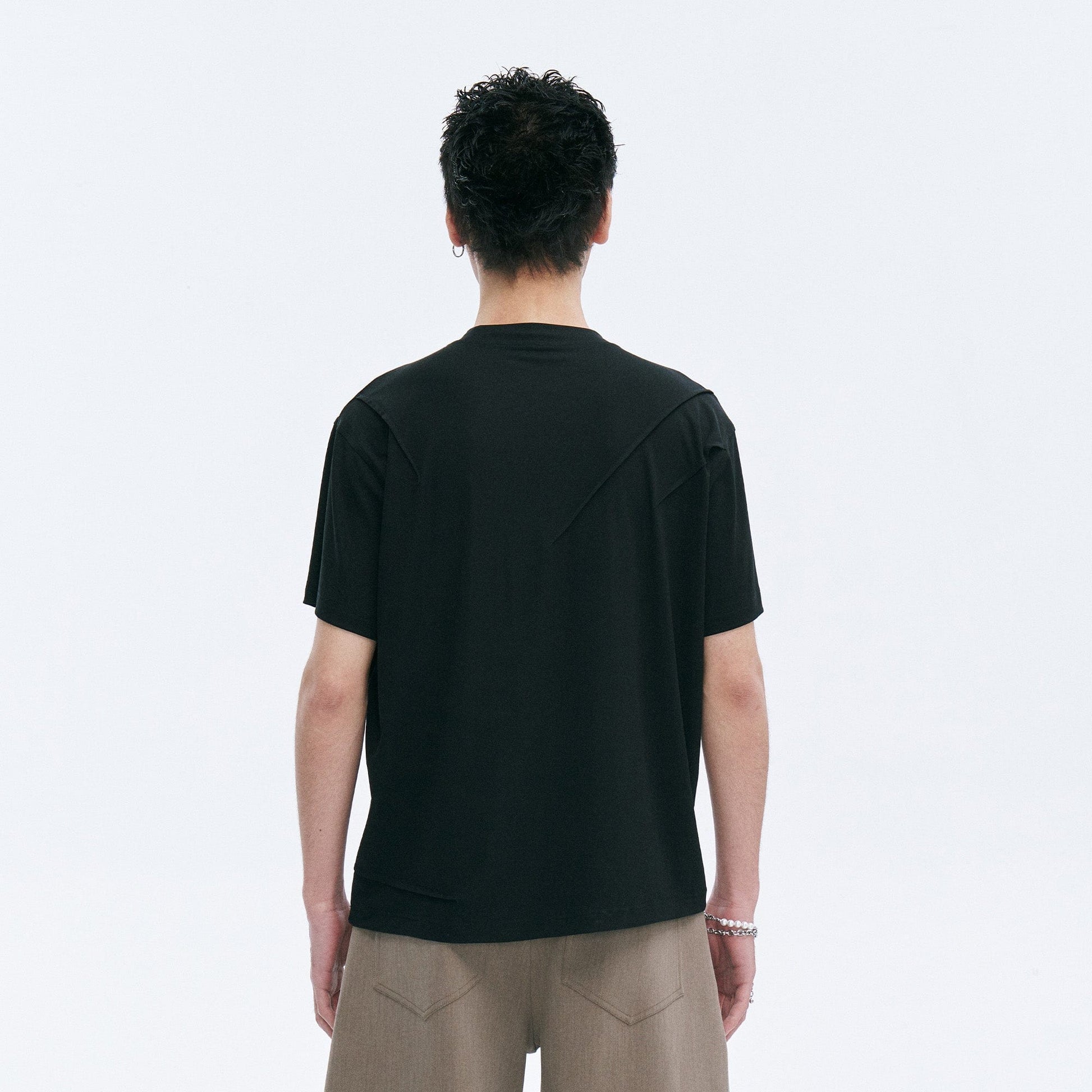 CATSSTAC Essential Scar-Stitch T-Shirts-T Shirt-M-Coffee-Free Shipping Leatheretro