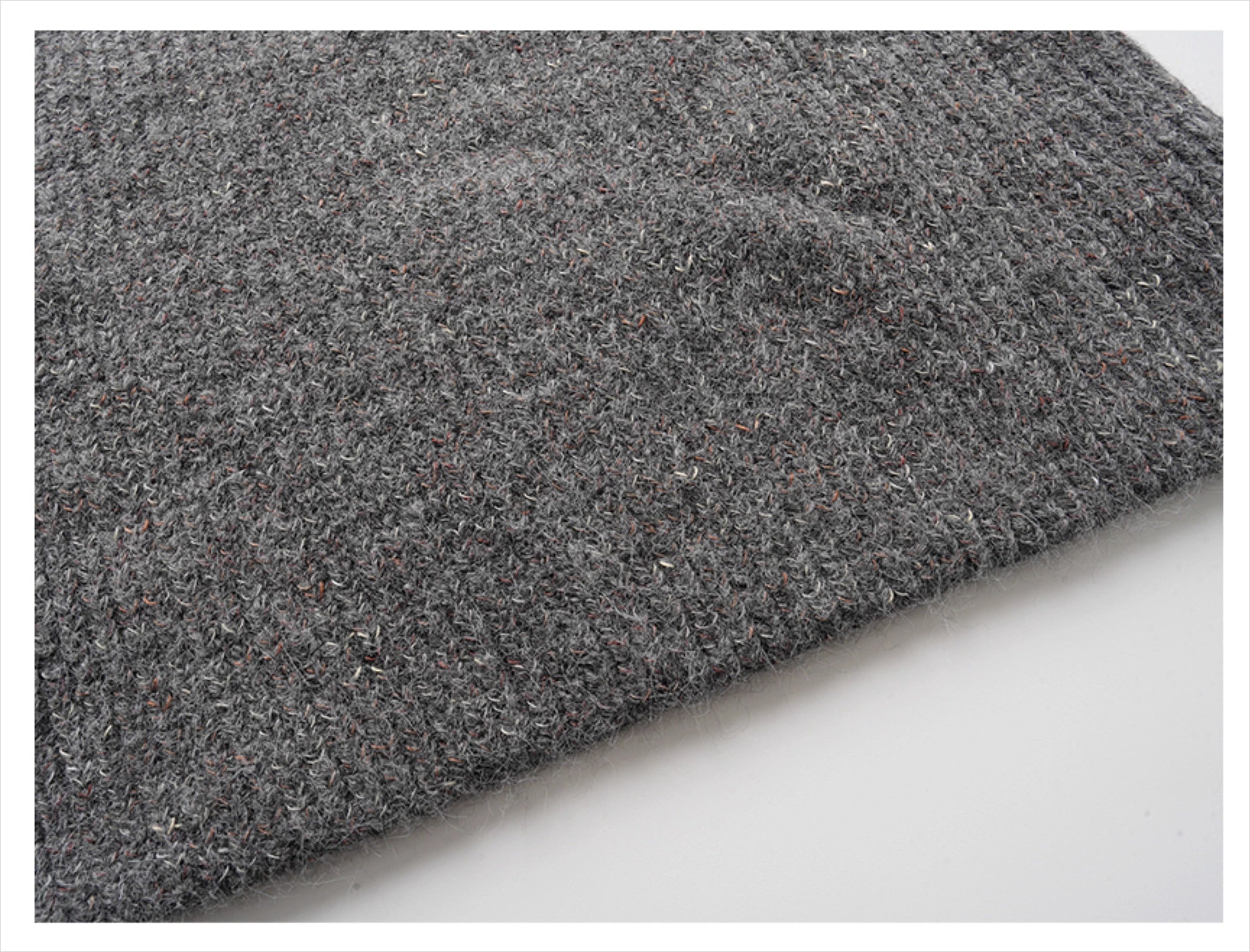 CLP Grey Off-Shoulder Wool Sweater | Relaxed Fit Ribbed Knit-Sweater-Gray-S-Free Shipping Leatheretro